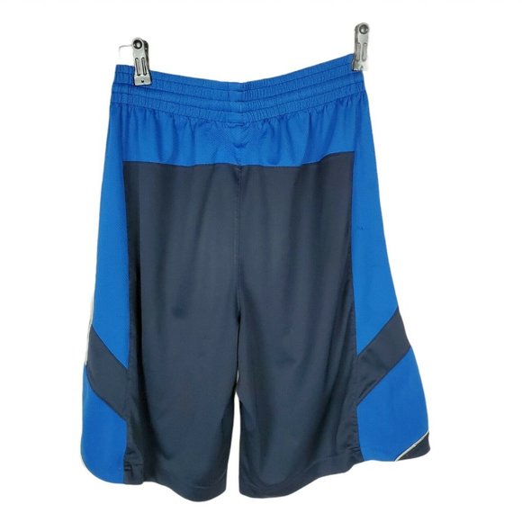 Adidas Mens Navy Blue White 3 Stripe Size Small Basketball Shorts 10" Inseam - Picture 5 of 12